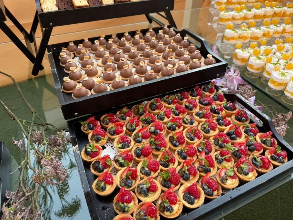 Fine dining food presentation